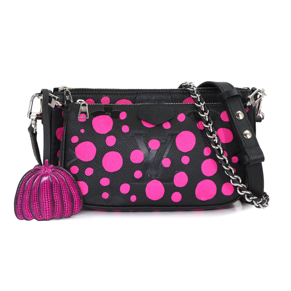 LV x YK Monogram Empreinte Multi Pochette Accessoires Bag