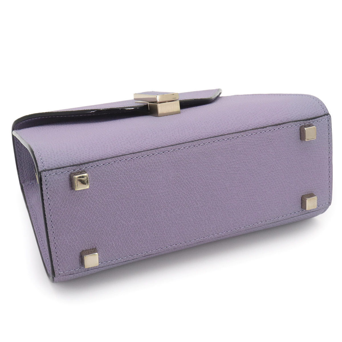 Micro Iside 2way Hand Shoulder Bag Leather Purple