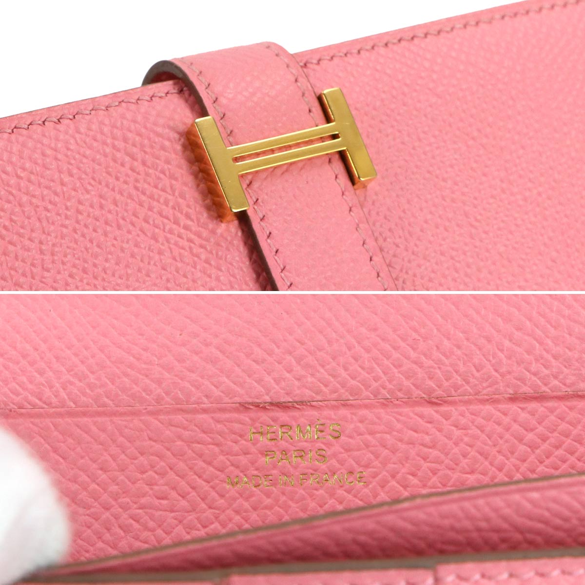 Bearn Souffle Long Wallet Epsom Rose confetti