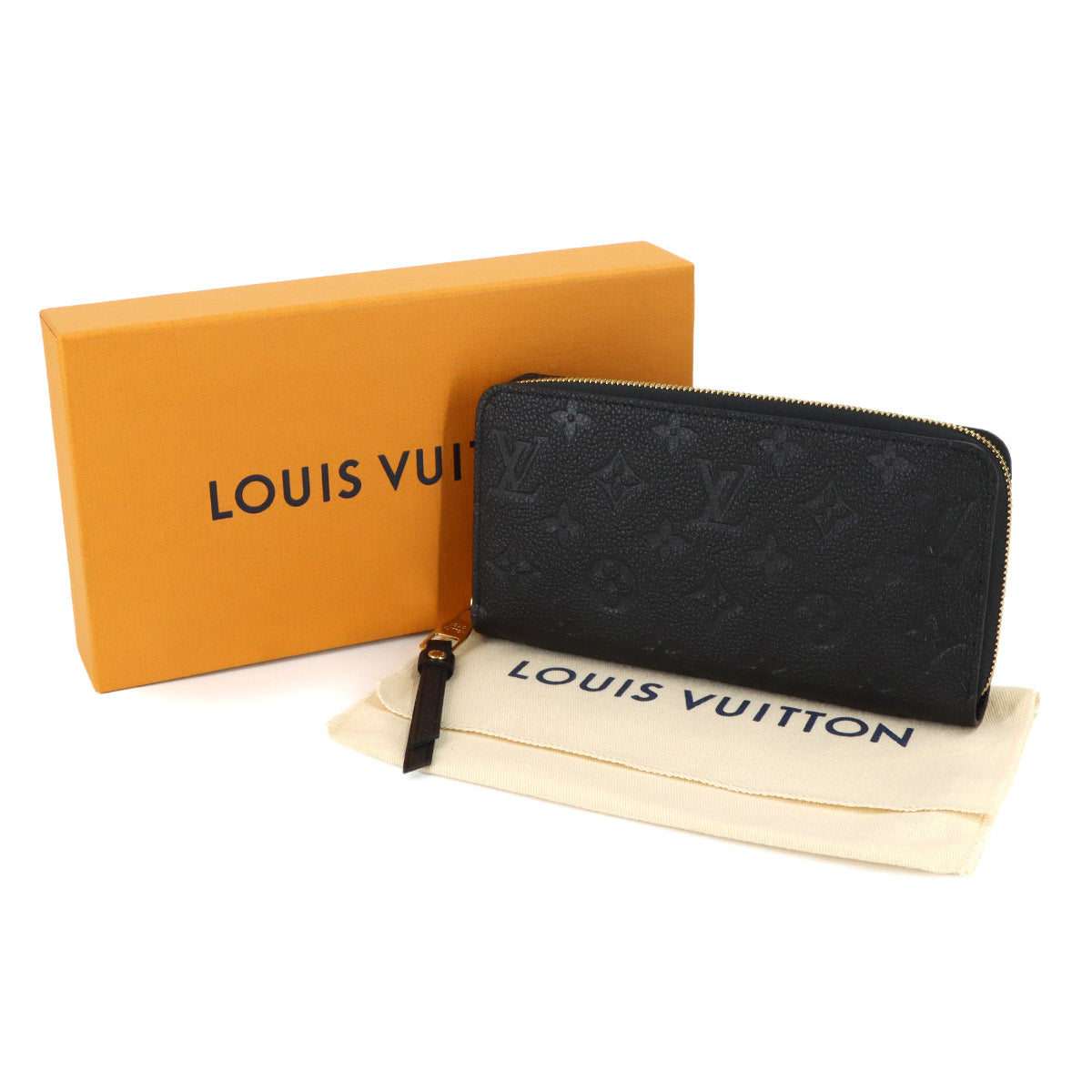 Monogram Empreinte Zippy Wallet Leather Noir M61864