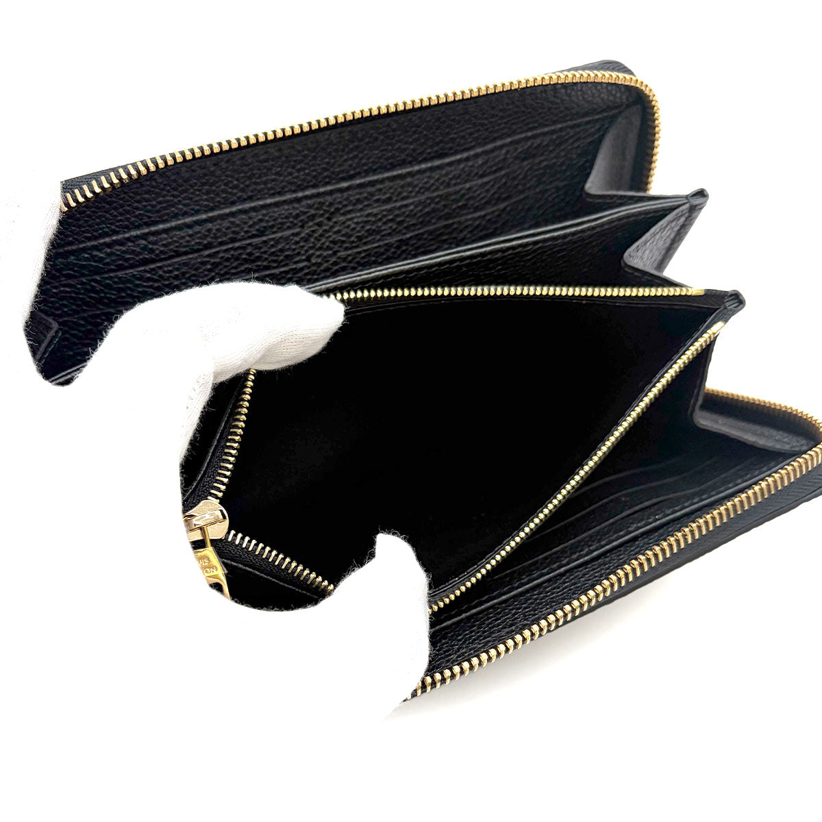 Monogram Empreinte Zippy Wallet Leather Noir M61864