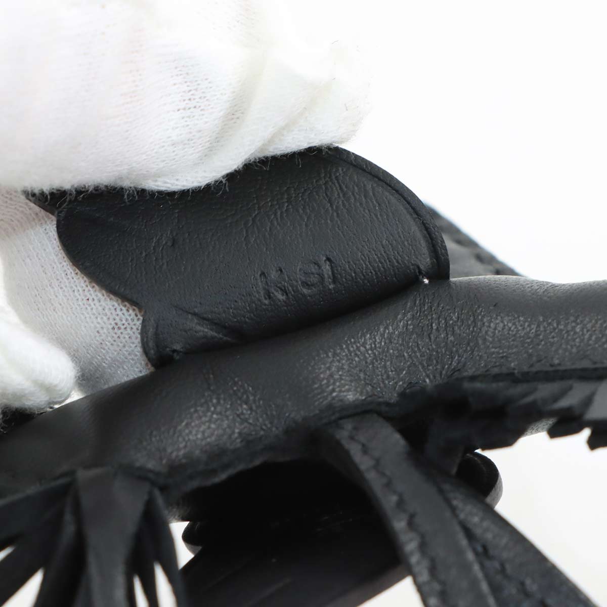 Rodeo Pegasus PM Bag Charm Agneau Milo Veau Swift So Black