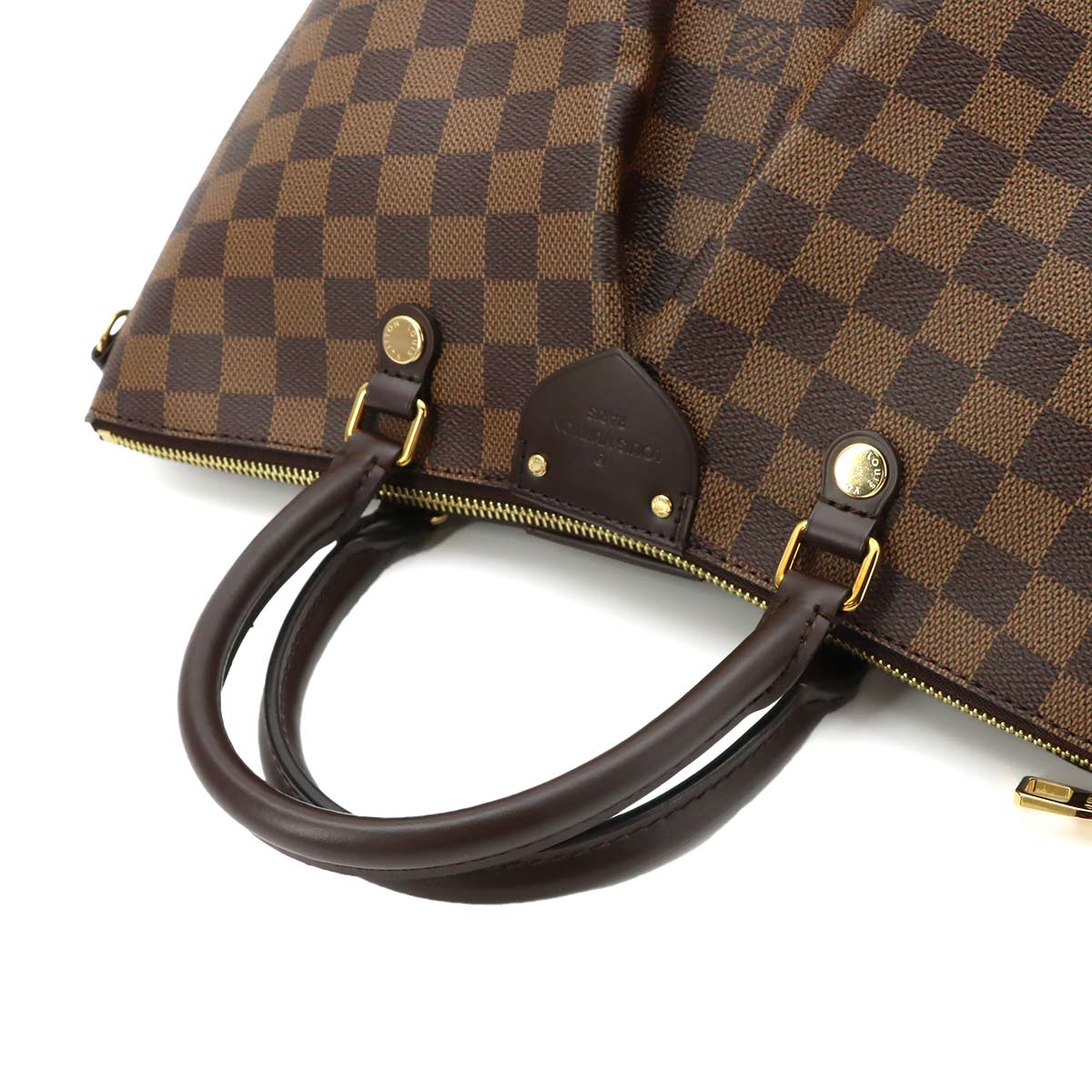 Damier Siena MM 2way Hand Shoulder Bag Ebene N41546