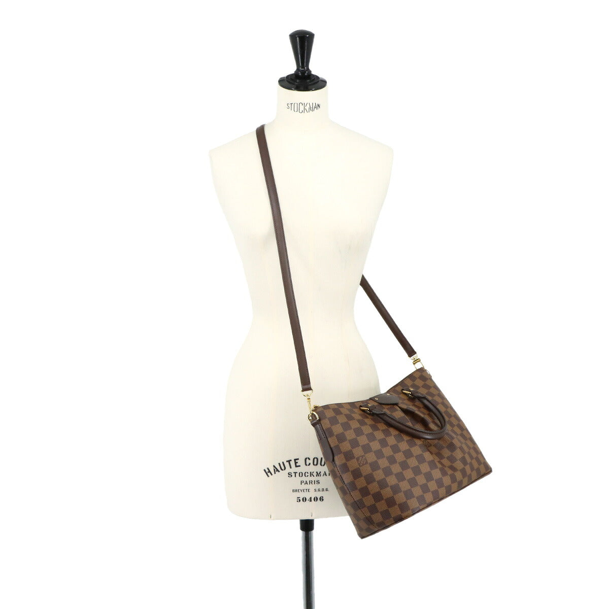 Damier Siena MM 2way Hand Shoulder Bag Ebene N41546