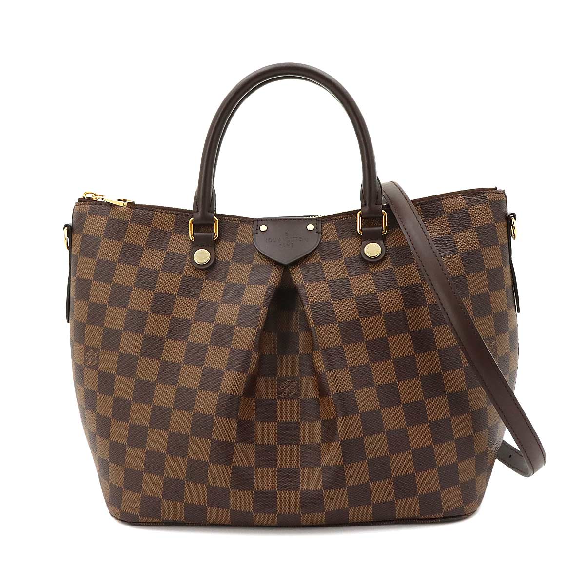 Damier Siena MM 2way Hand Shoulder Bag Ebene N41546