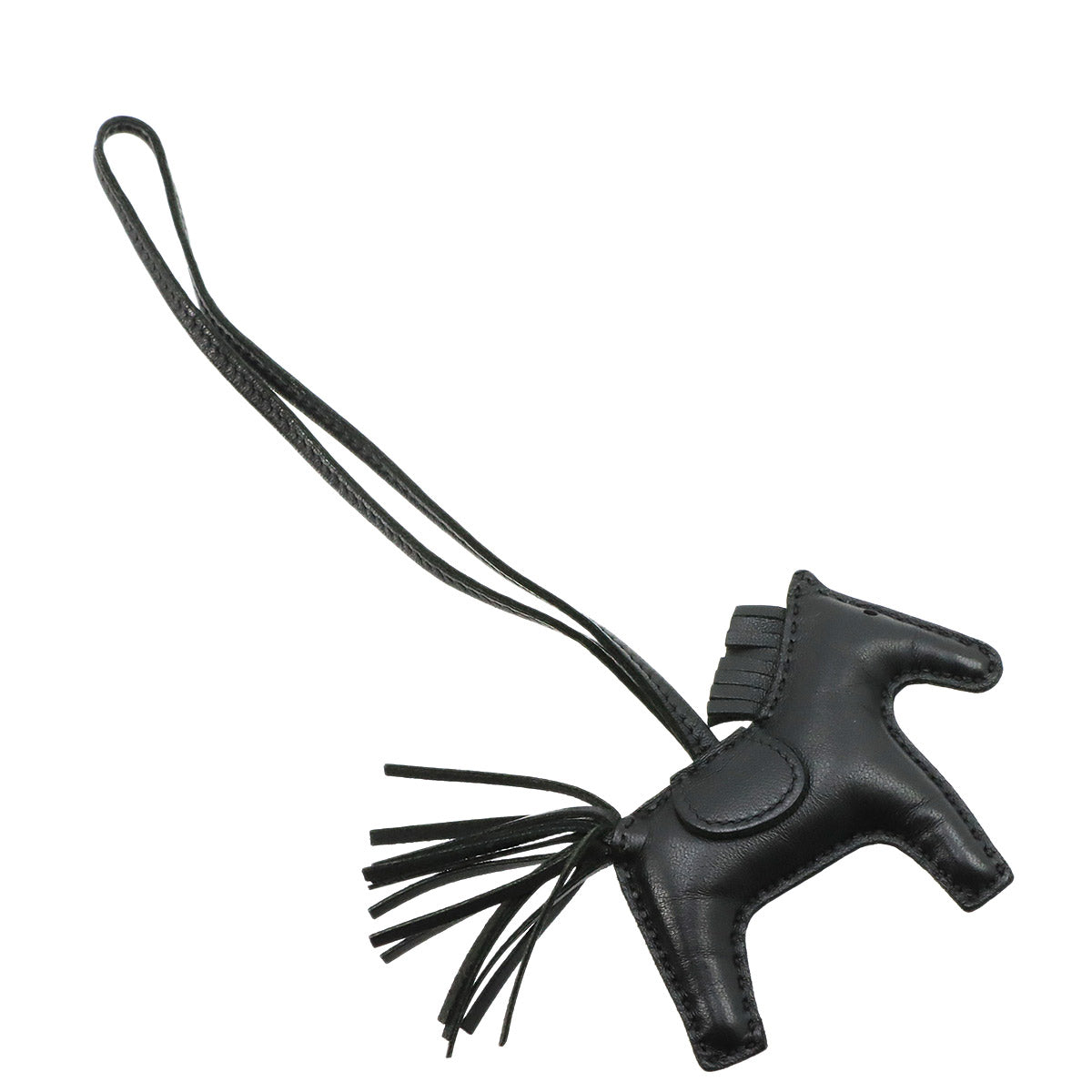 Rodeo PM Bag Charm Agneau Milo So Black Horse Accessory