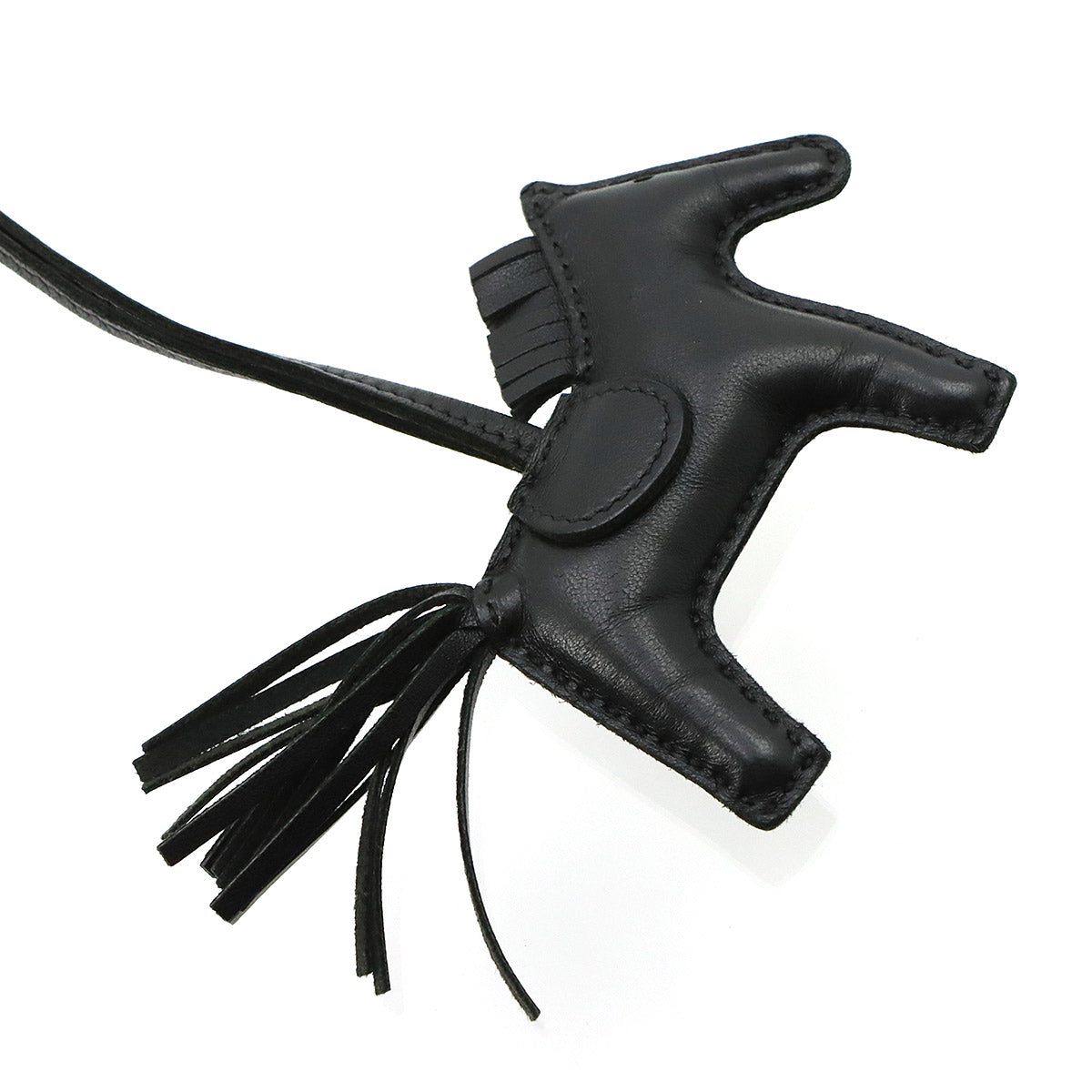 Rodeo PM Bag Charm Agneau Milo So Black Horse Accessory