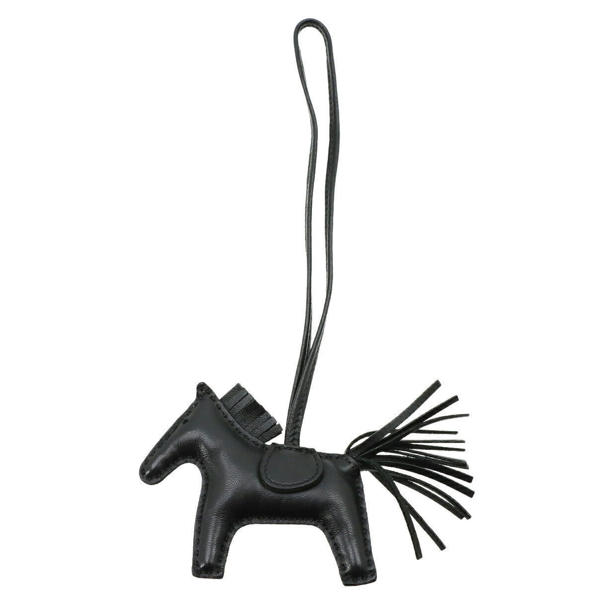 Rodeo PM Bag Charm Agneau Milo So Black Horse Accessory
