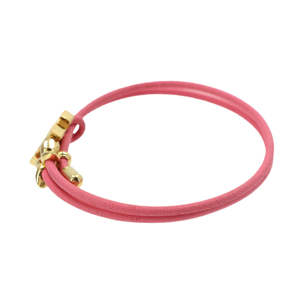 LV Bloom Bracelet Leather Pink Gold M0975Z Accessory