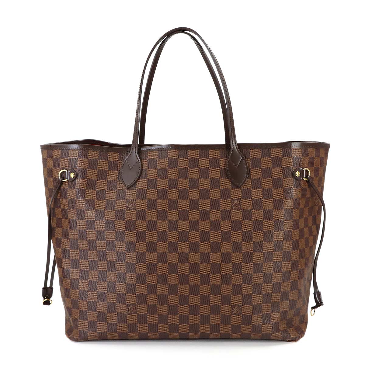 Damier Neverfull GM Tote Bag Ebene Cerise N51106 Purse