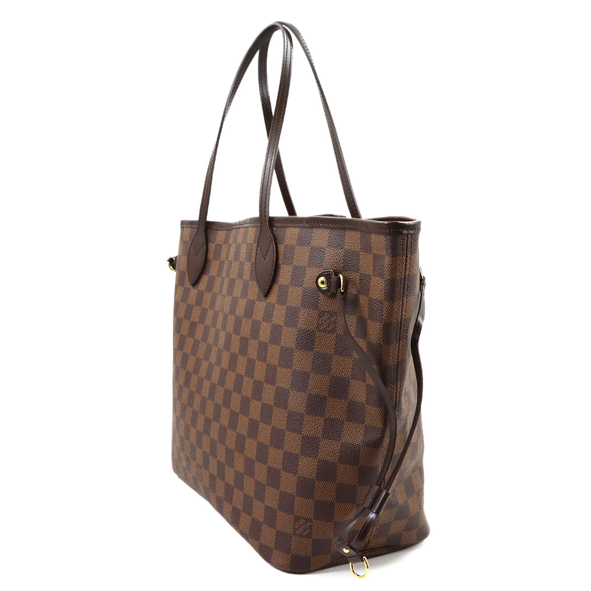 Damier Neverfull MM Tote Bag Ebene Cerise N51105 Purse