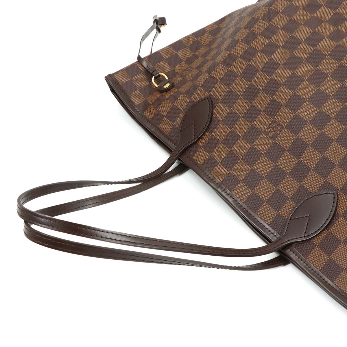 Damier Neverfull MM Tote Bag Ebene Cerise N51105 Purse