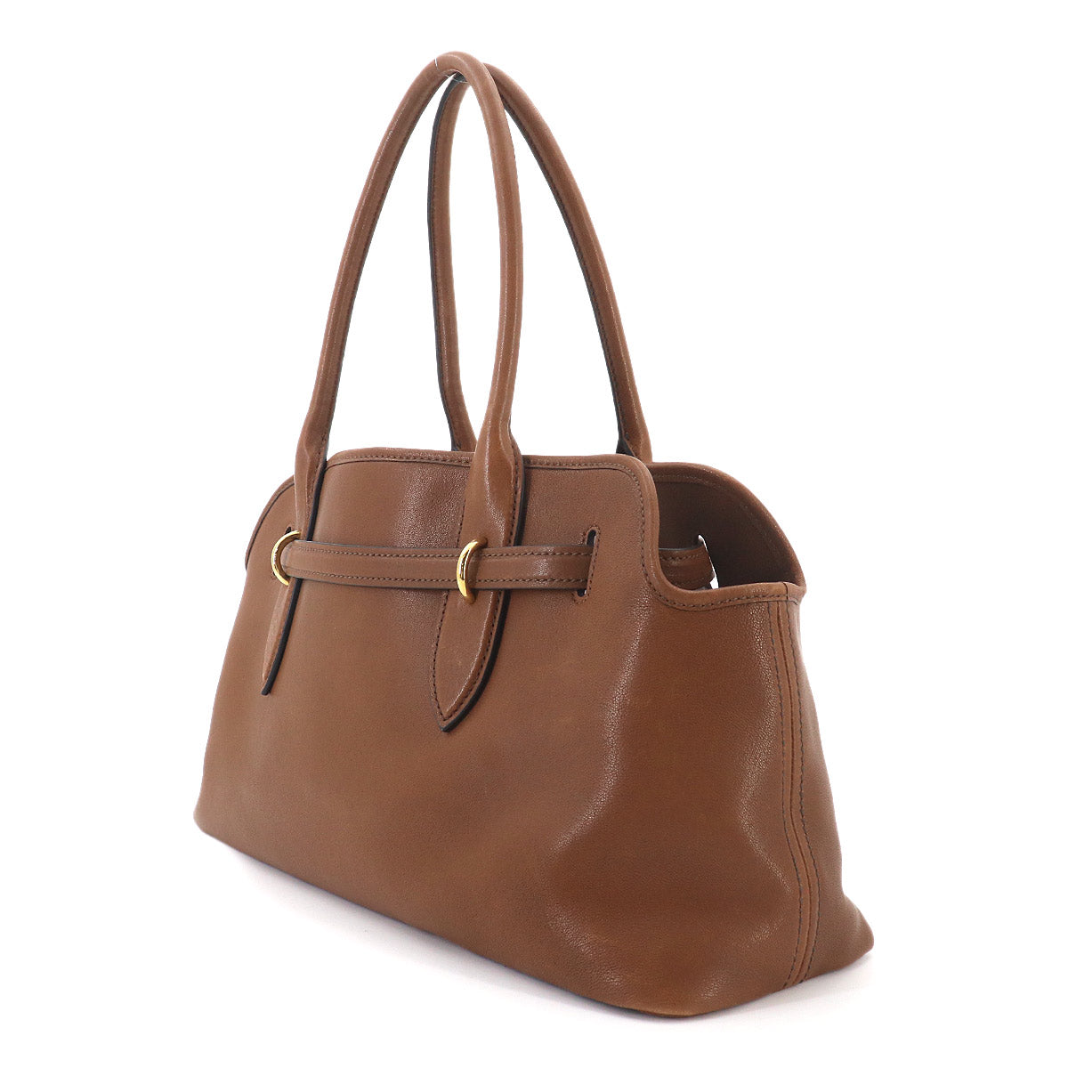 Aventure Large Tote Bag Leather Brown 5BG310