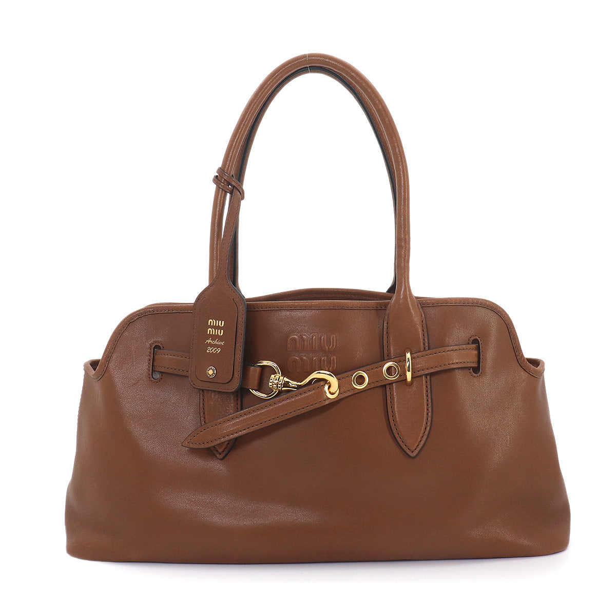 Aventure Large Tote Bag Leather Brown 5BG310