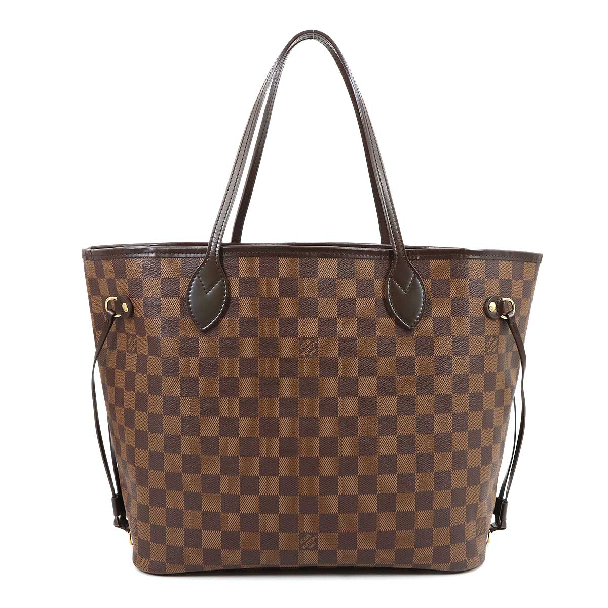 Damier Neverfull MM Tote Bag Ebene Cerise N51105 Purse