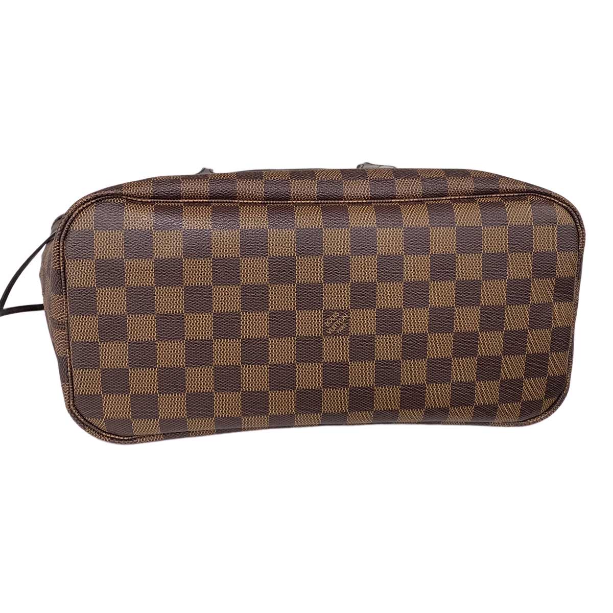 Damier Neverfull MM Tote Bag Ebene Cerise N51105 Purse