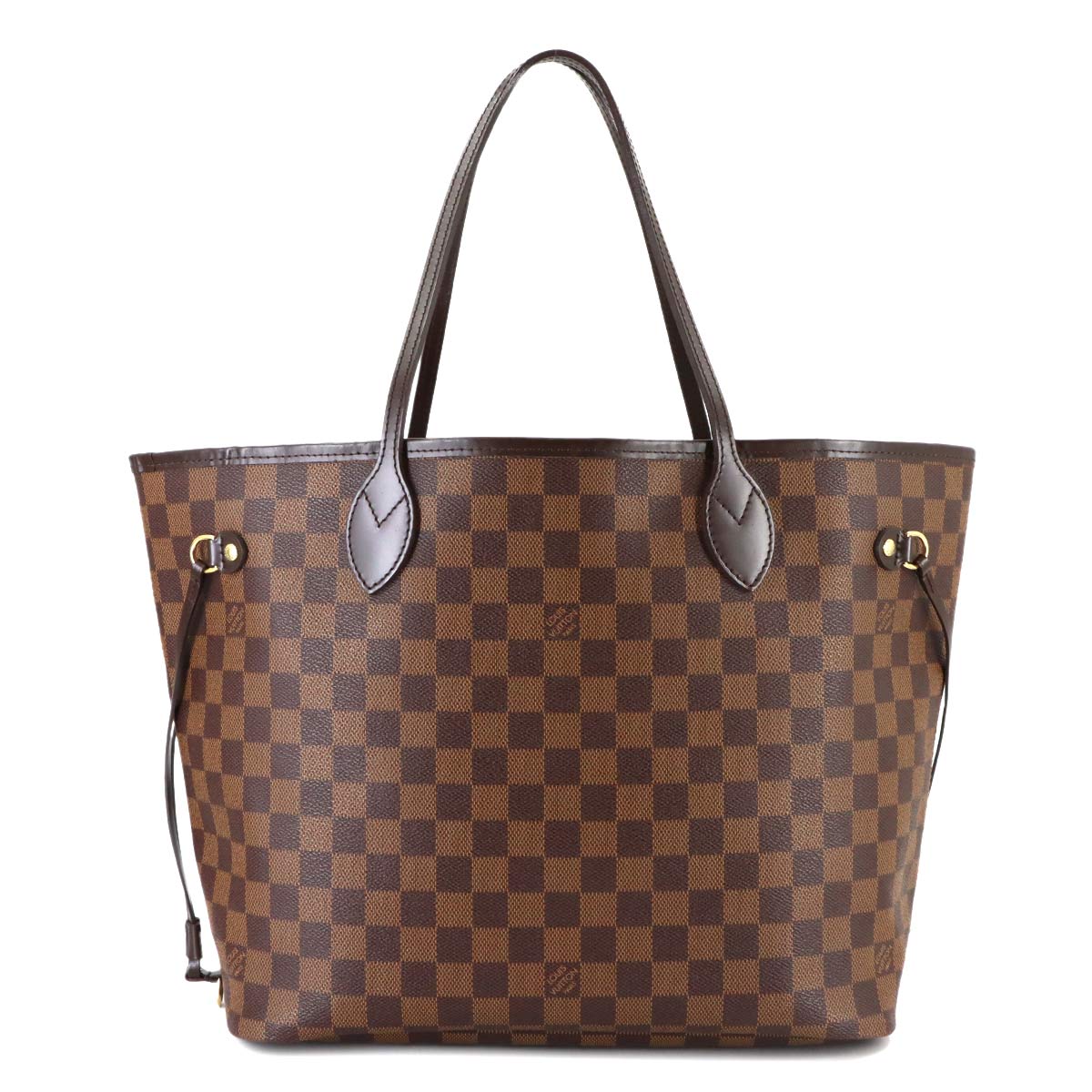 Damier Neverfull MM Tote Bag Ebene Cerise N51105 Purse