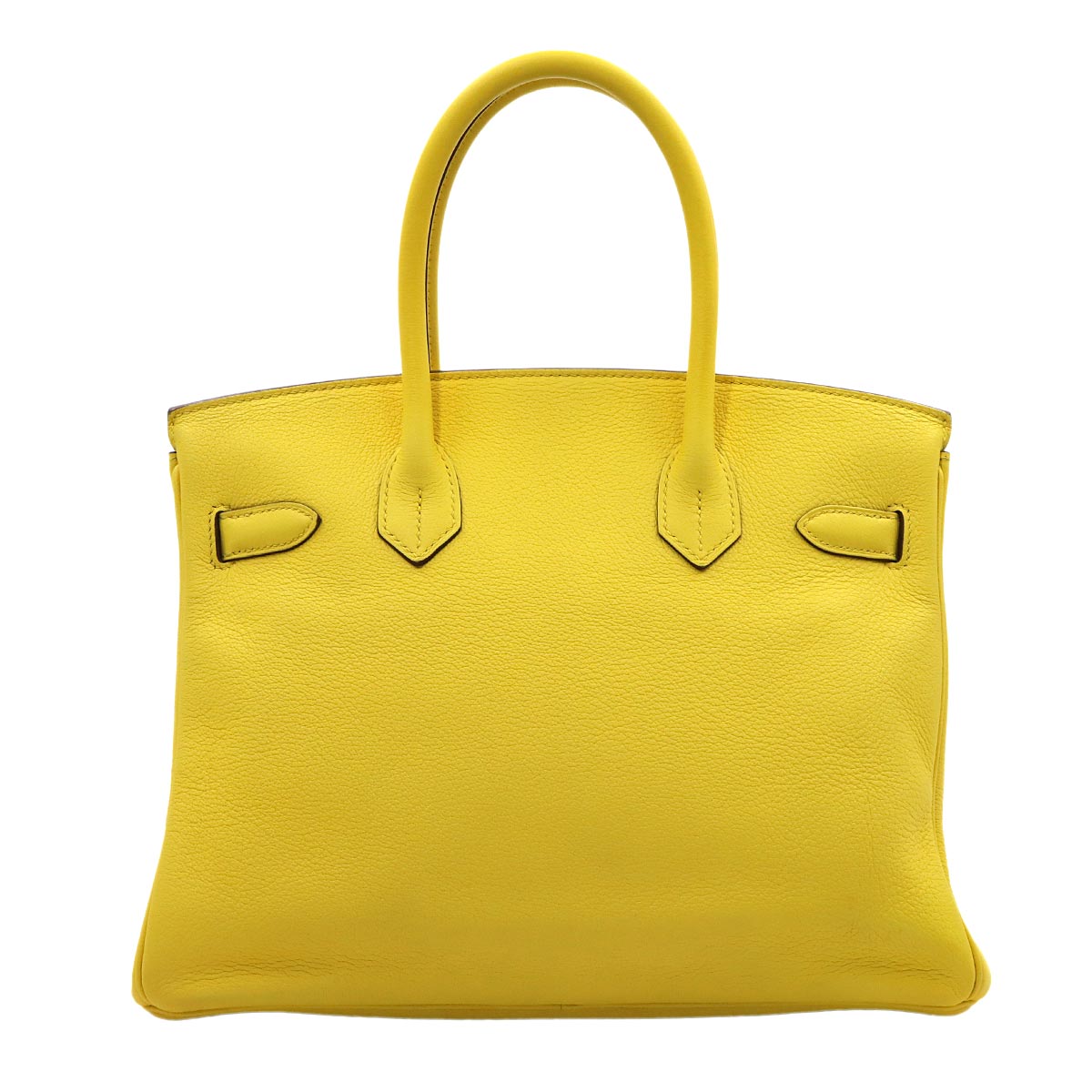Birkin 30 Taurillon Novillo Jaune de Naples Hand Bag Yellow