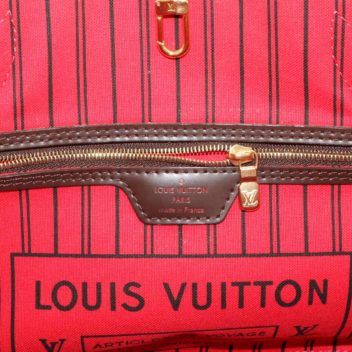 Damier Neverfull PM Tote Bag Ebene N40600 Purse