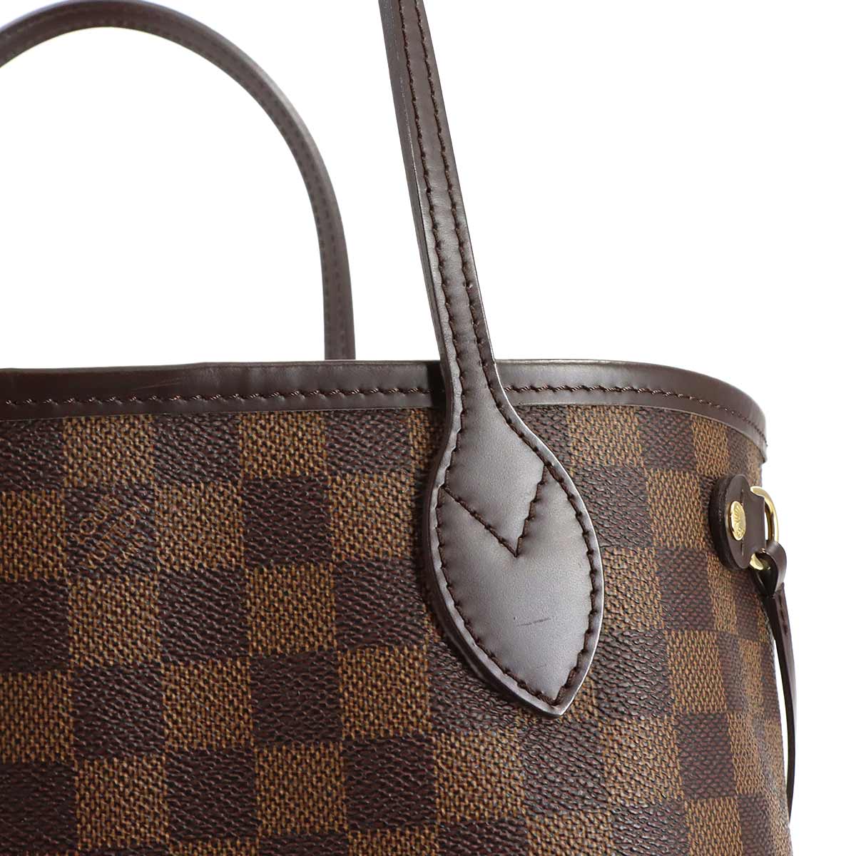 Damier Neverfull PM Tote Bag Ebene N51109 Purse