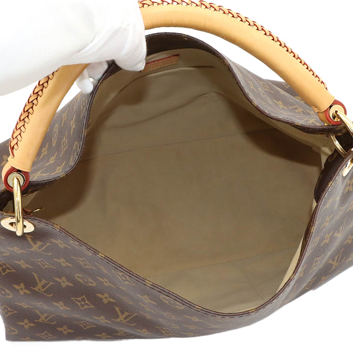 Monogram Artsy MM Shoulder Bag Brown M40249 Purse