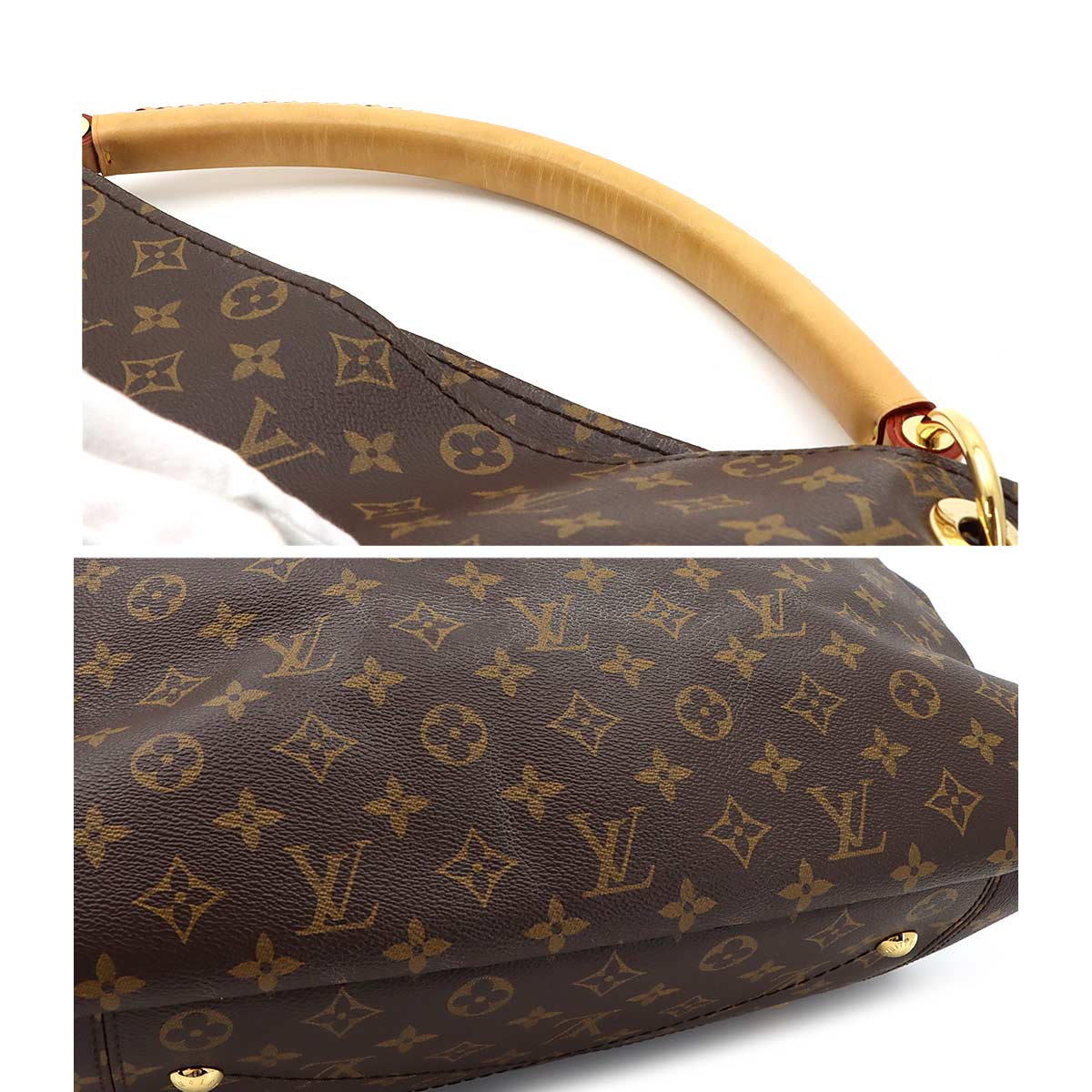 Monogram Artsy MM Shoulder Bag Brown M40249 Purse