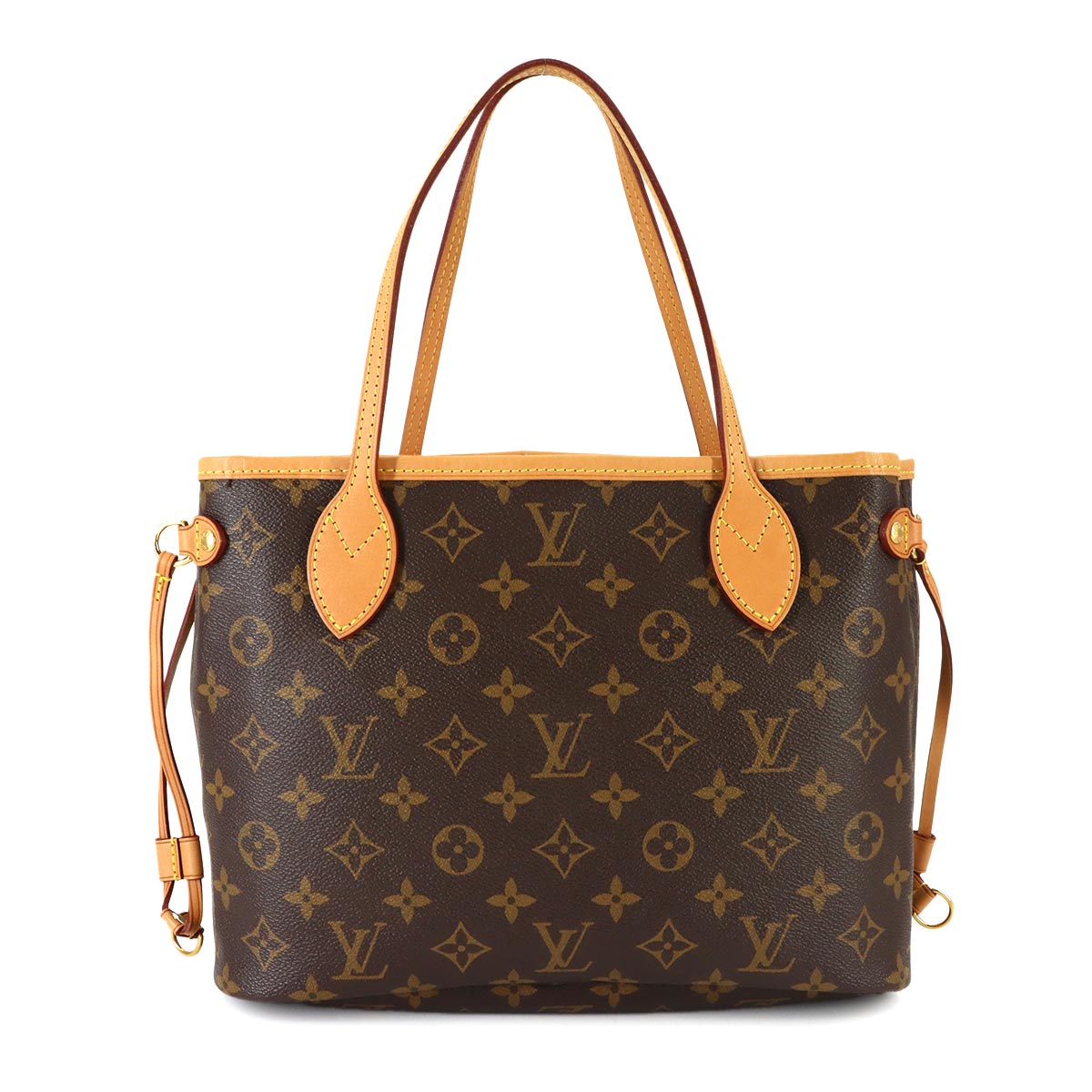 Monogram Neverfull PM Tote Bag Brown Fuchsia M41001