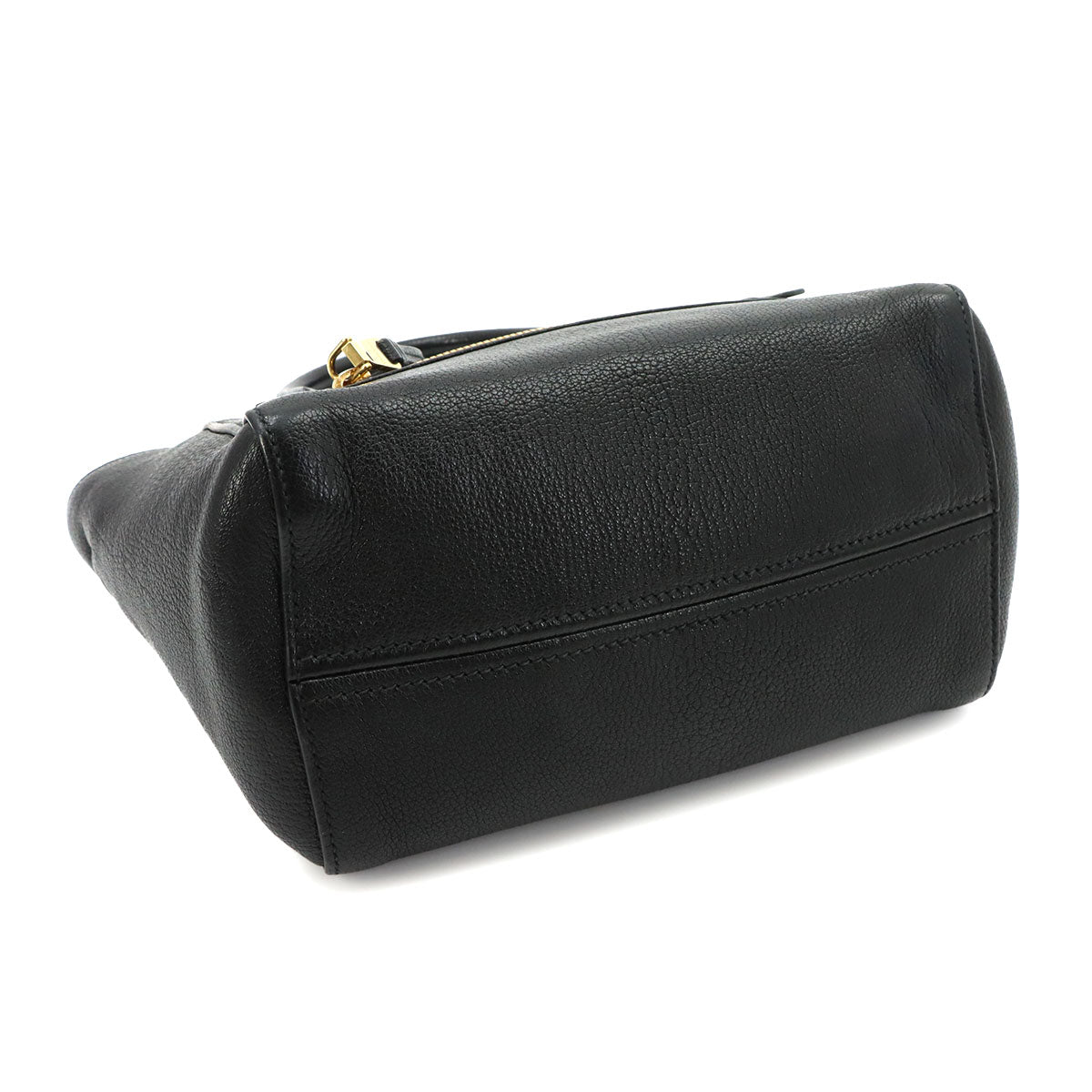 Madras 2way Hand Shoulder Bag Leather Black 5BG143