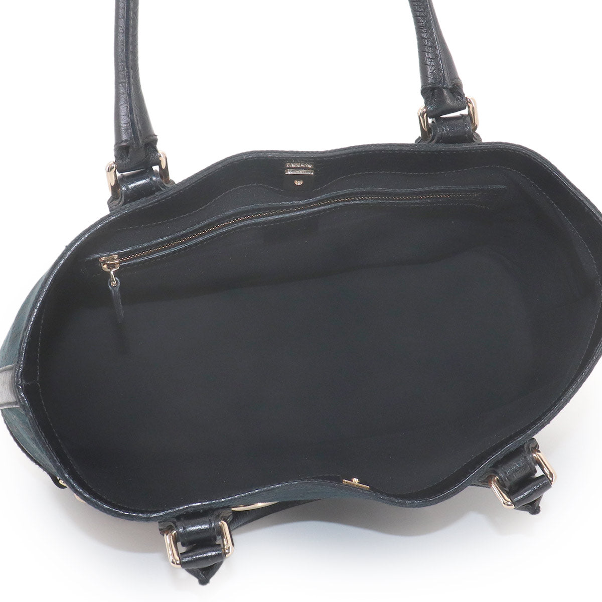 Horsebit Tote Bag GG Canvas Leather Black 137385 Purse