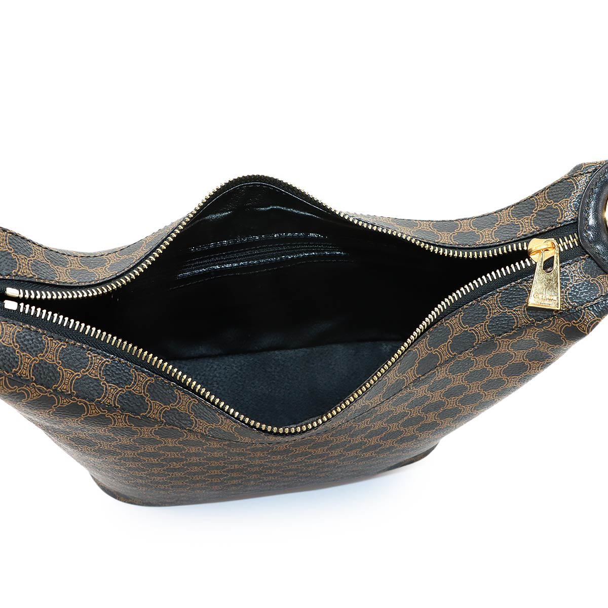 Macadam Shoulder Bag PVC Leather Black Brown Vintage Purse