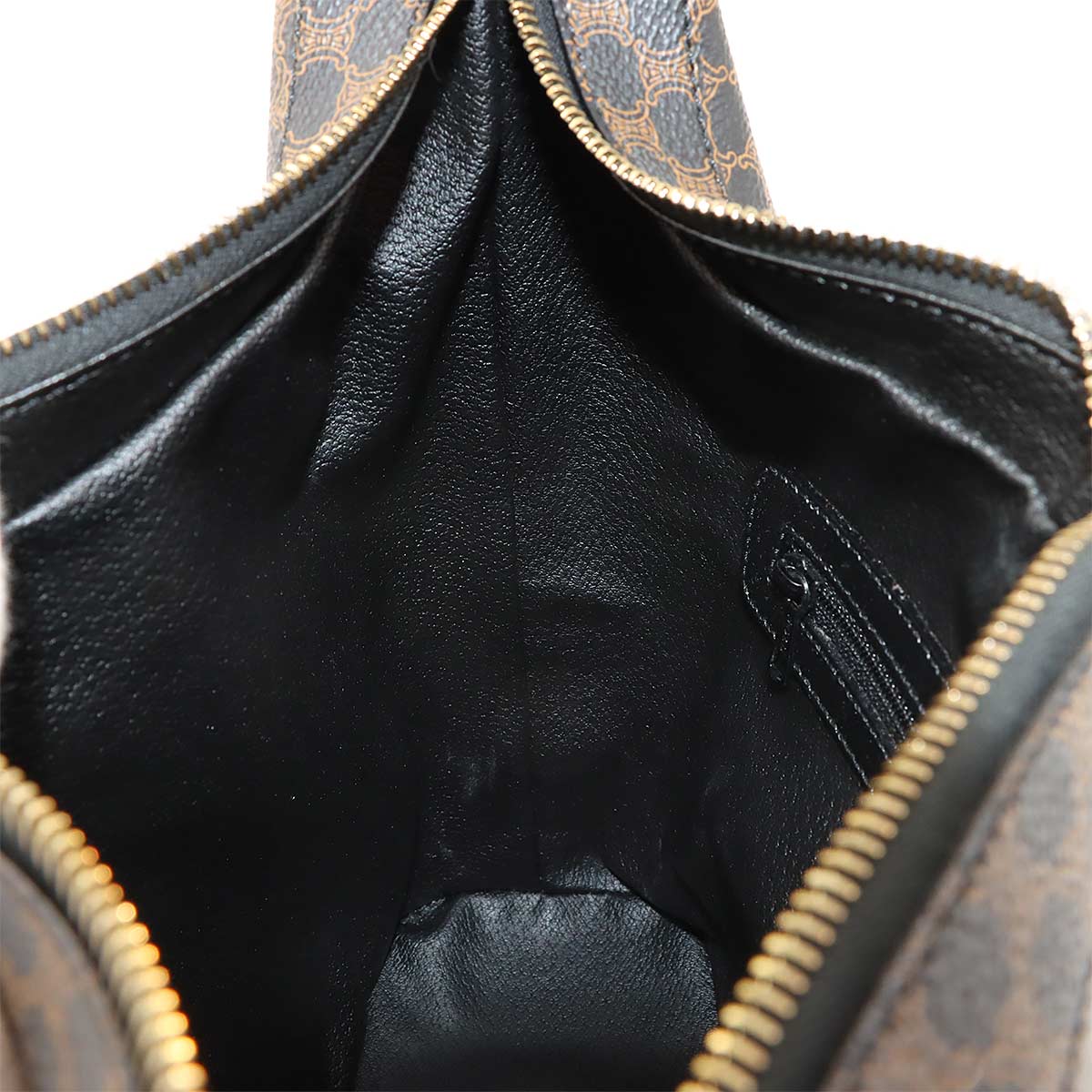 Macadam Shoulder Bag PVC Leather Black Brown Vintage Purse