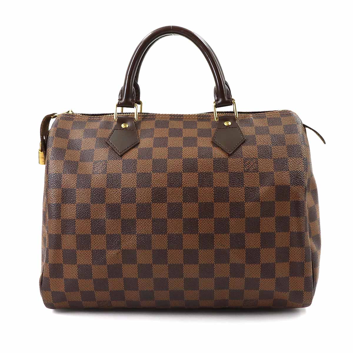 Damier Speedy 30 Hand Bag Ebene N41531 Brown Purse