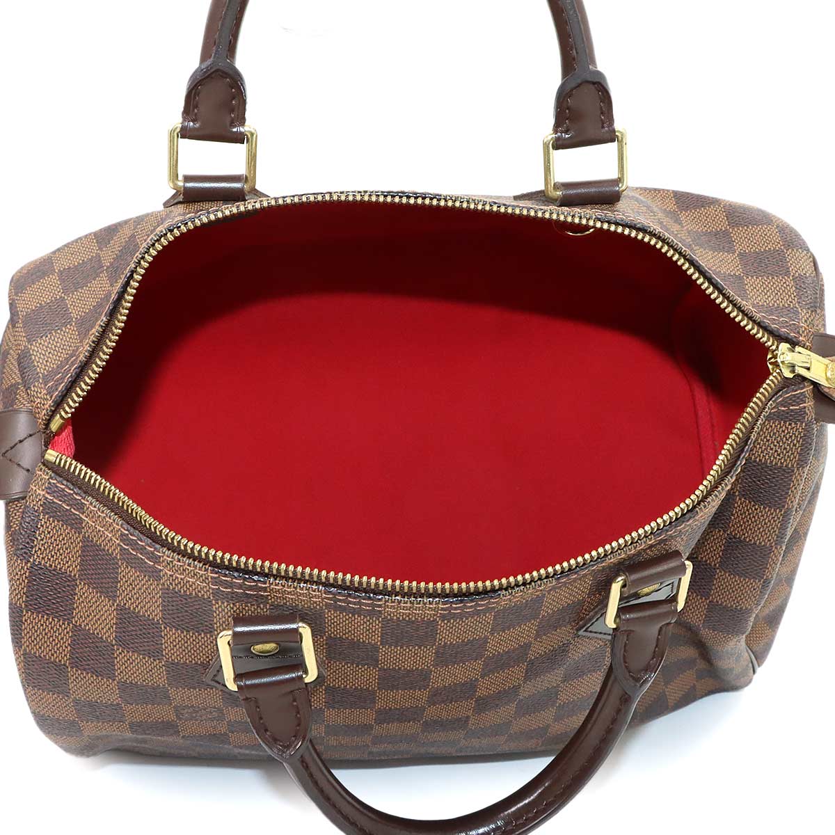 Damier Speedy 30 Hand Bag Ebene N41531 Brown Purse