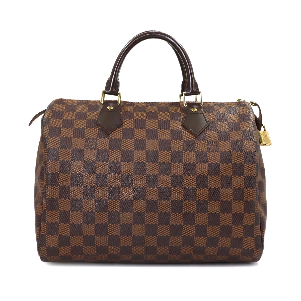 Damier Speedy 30 Hand Bag Ebene N41531 Brown Purse