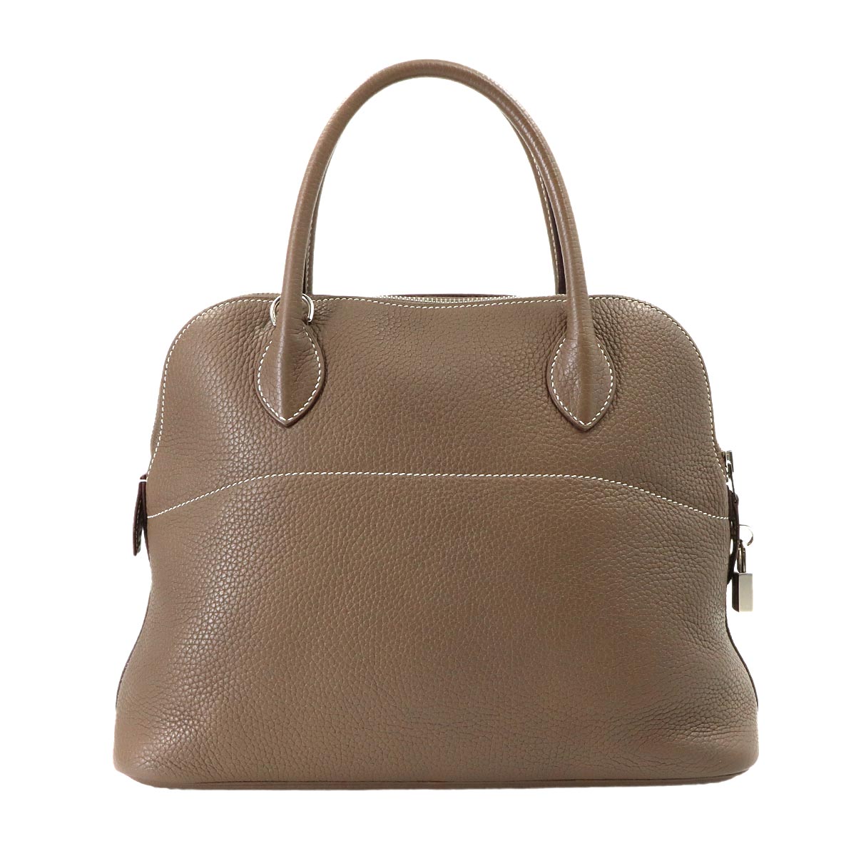 Bolide 31 Hand Shoulder Bag Taurillon Clemence Etoupe