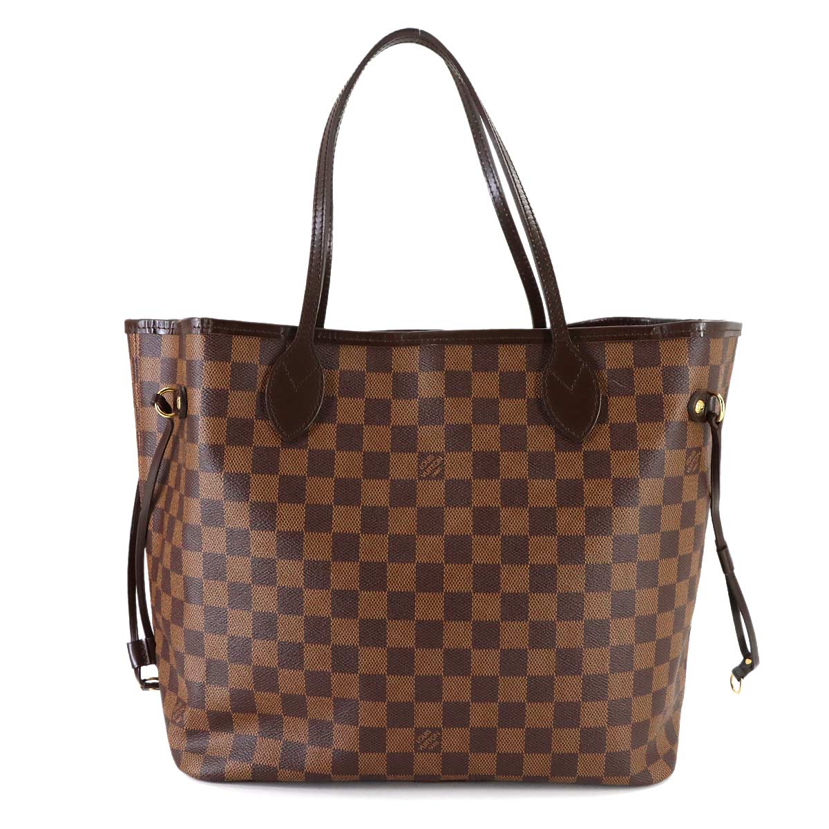 Damier Neverfull MM Tote Bag Ebene Cerise N51105 Purse