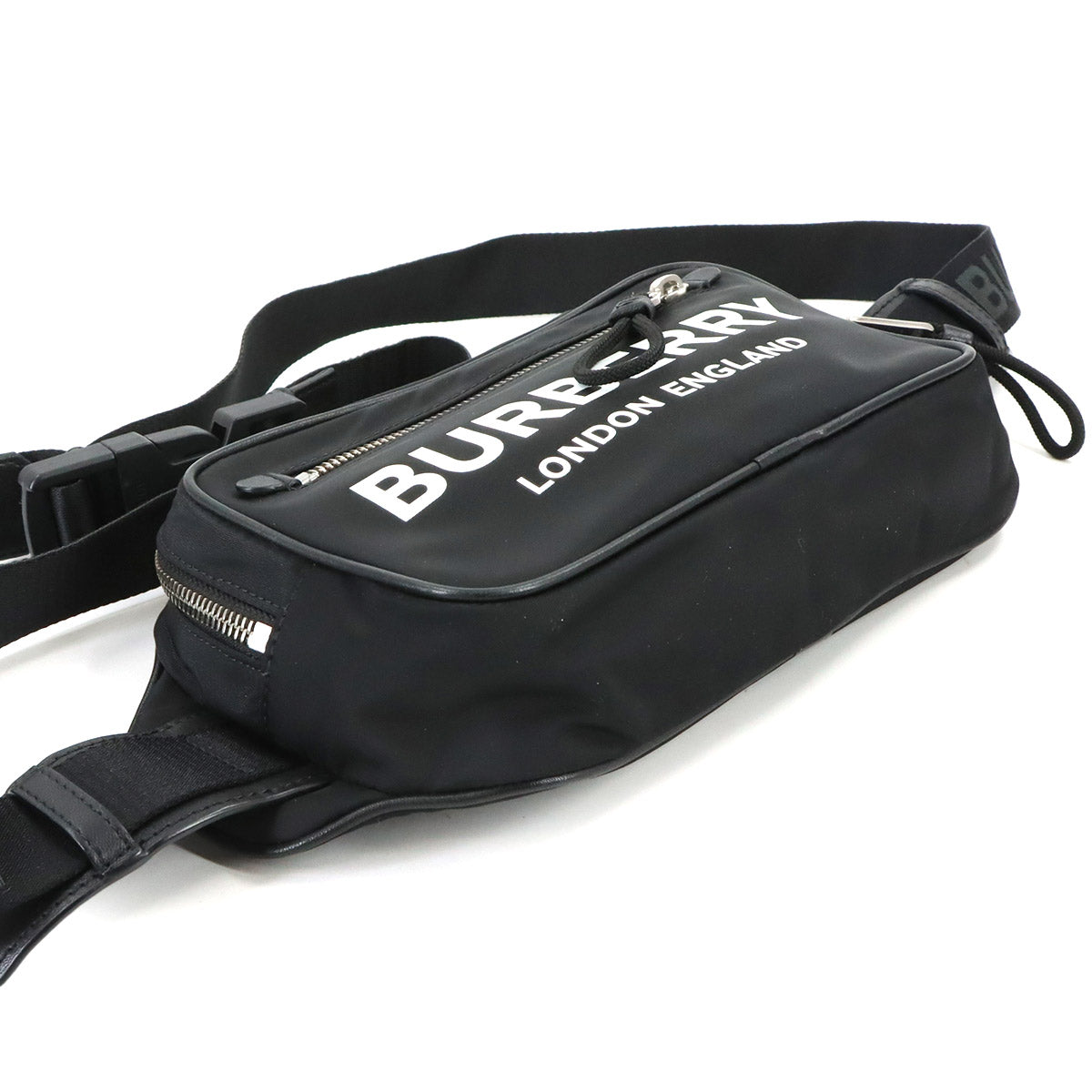 Crossbody Bag Nylon Leather Black 8021089 Purse