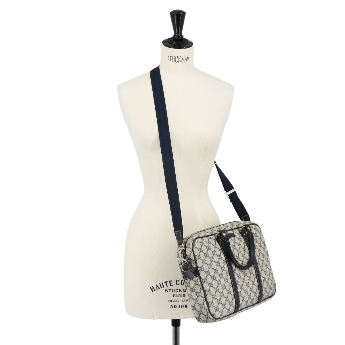 Briefcase 2way Business Shoulder Bag GG Supreme Canvas 821149