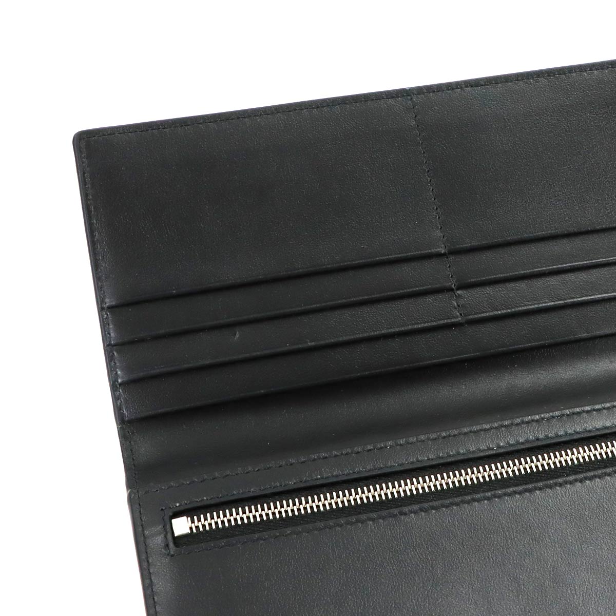 Passport Long Wallet 1Ticket Leather Black 787774