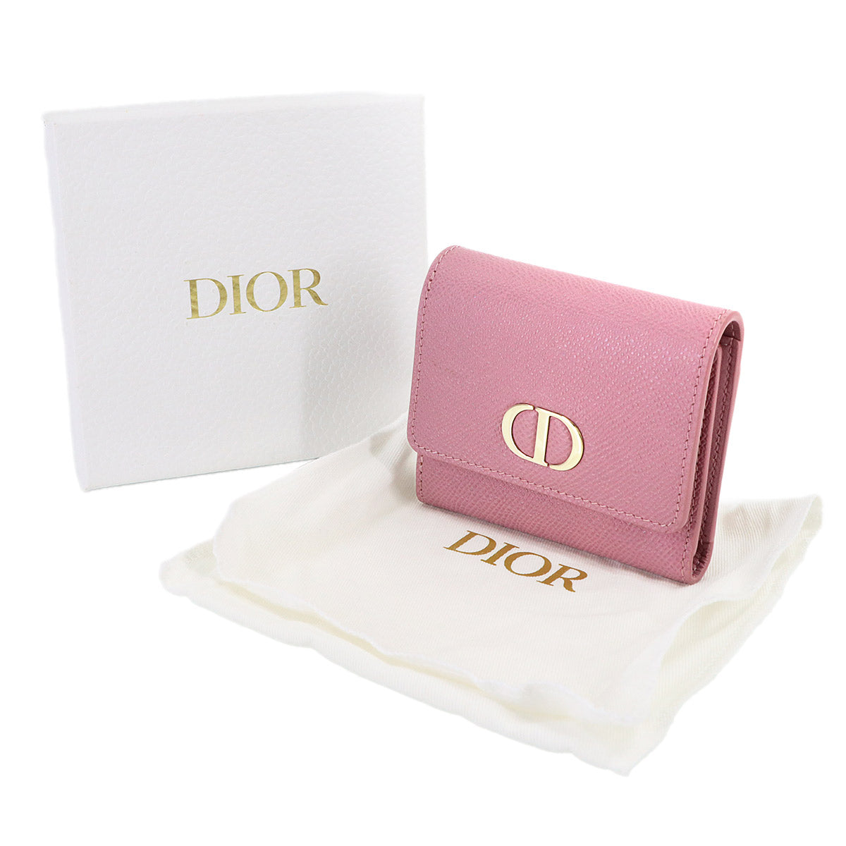 30 Montaigne Compact Wallet Leather Pink