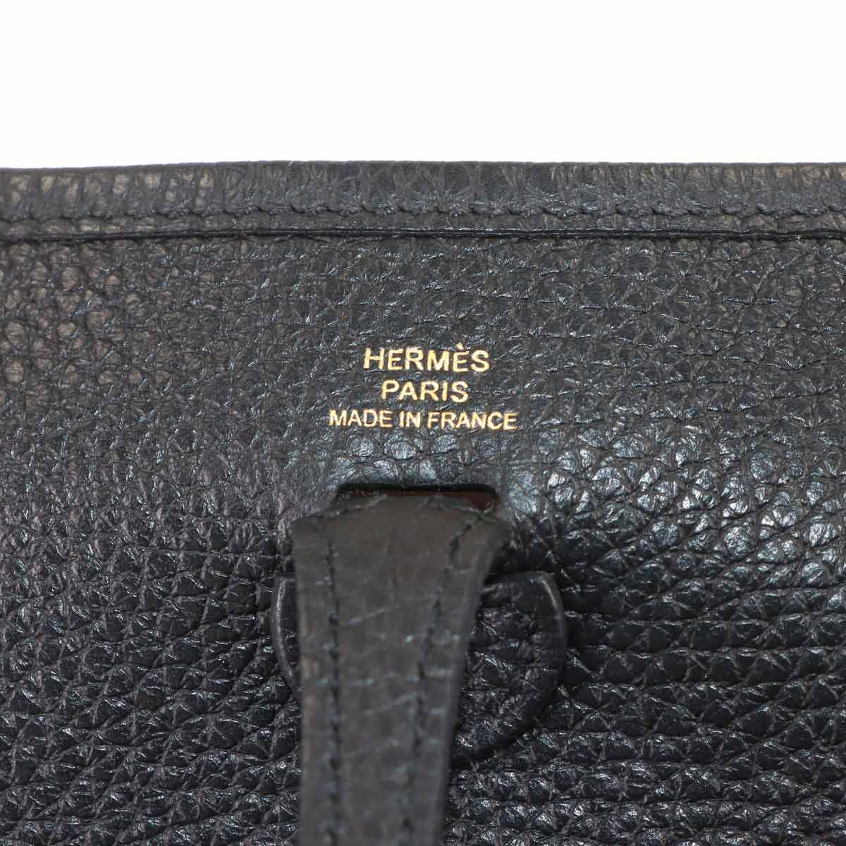 Evelyne Amazone TPM Shoulder Bag Taurillon Clemence Black