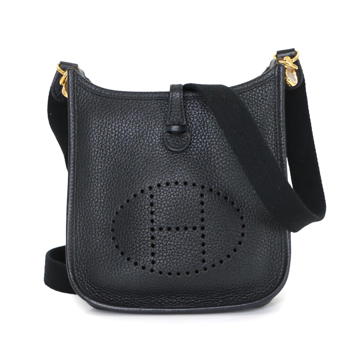 Evelyne Amazone TPM Shoulder Bag Taurillon Clemence Black