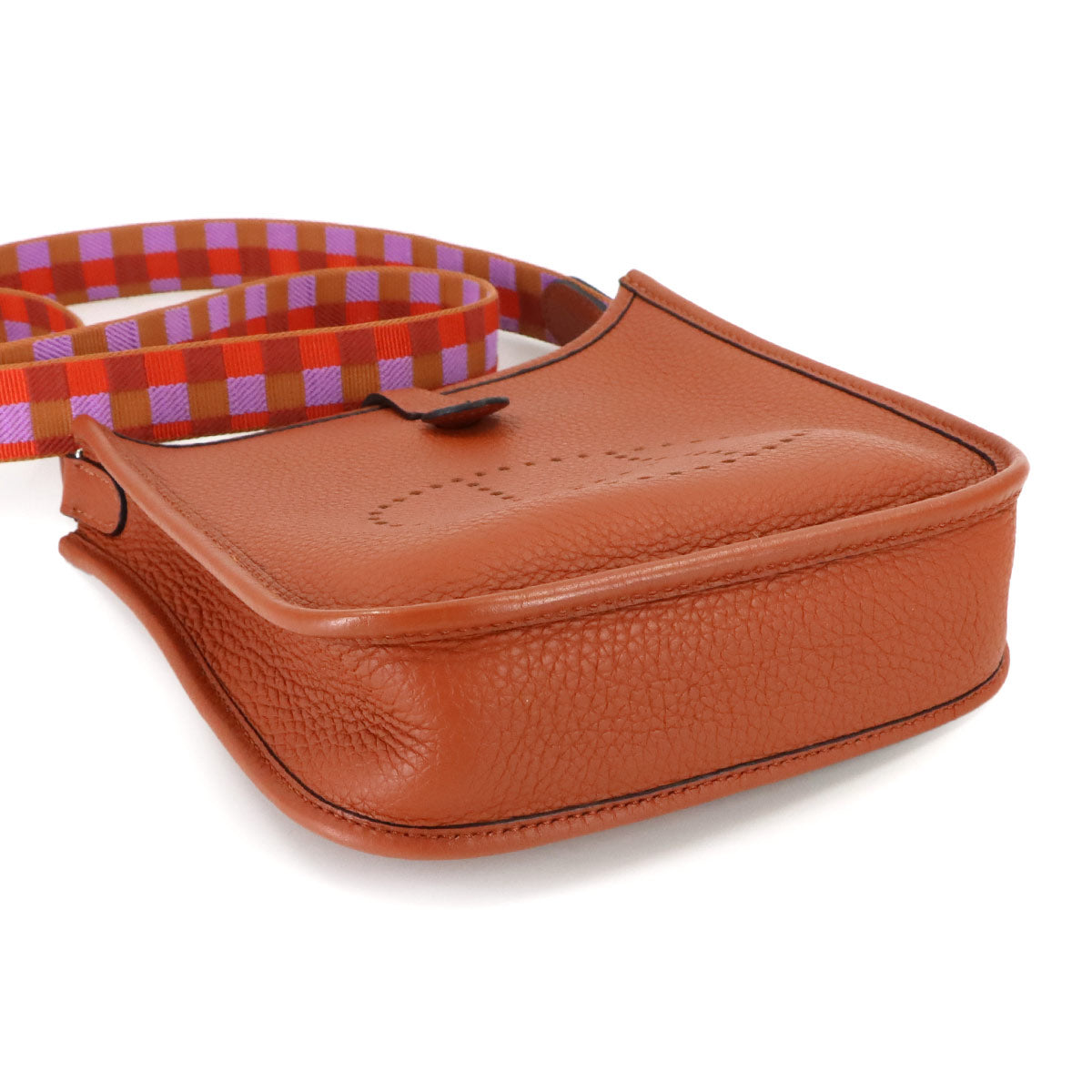 Everlyne Amazon TPM Maxi Quadrille Shoulder Bag Taurillon Cuivre