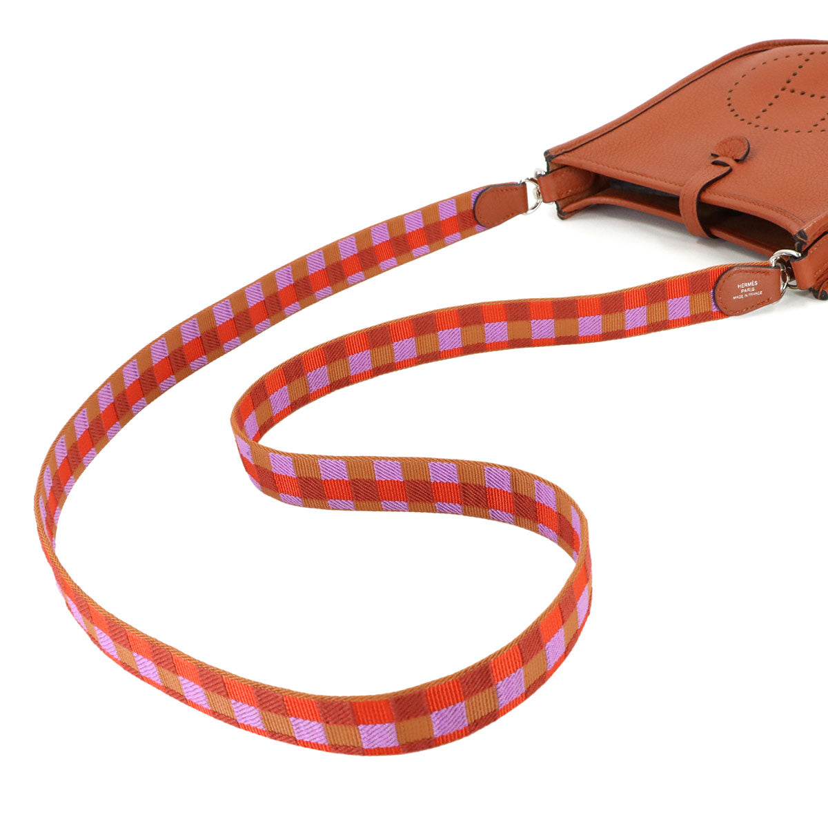 Everlyne Amazon TPM Maxi Quadrille Shoulder Bag Taurillon Cuivre