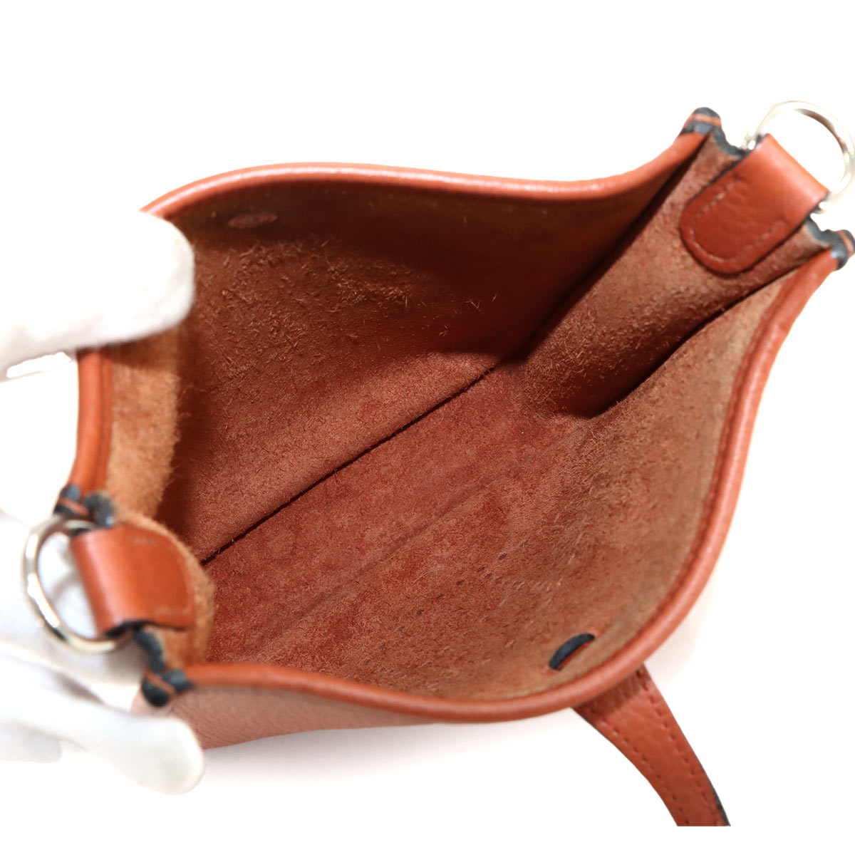 Everlyne Amazon TPM Maxi Quadrille Shoulder Bag Taurillon Cuivre