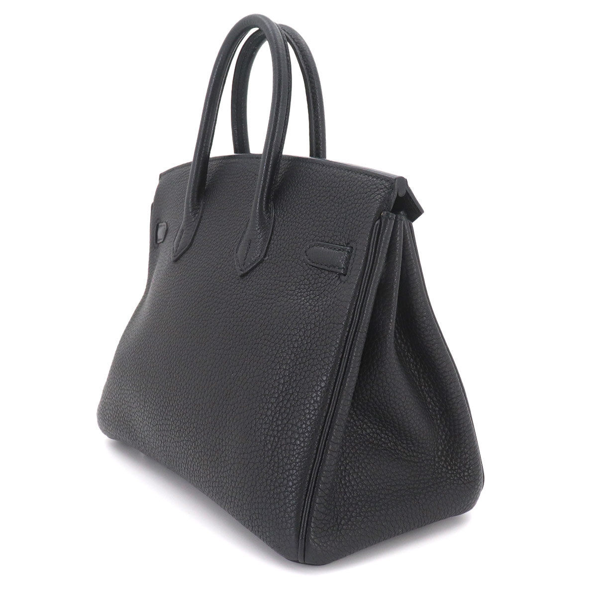Birkin 25 Veau Togo Black Hand Bag Purse