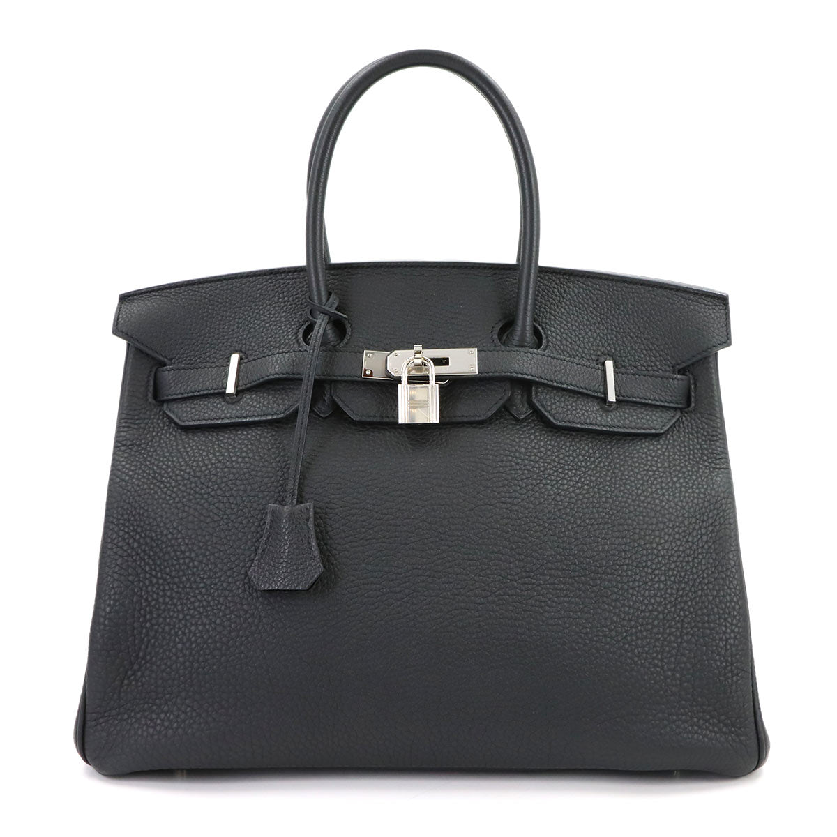 Birkin 35 Togo Black Hand Bag Purse