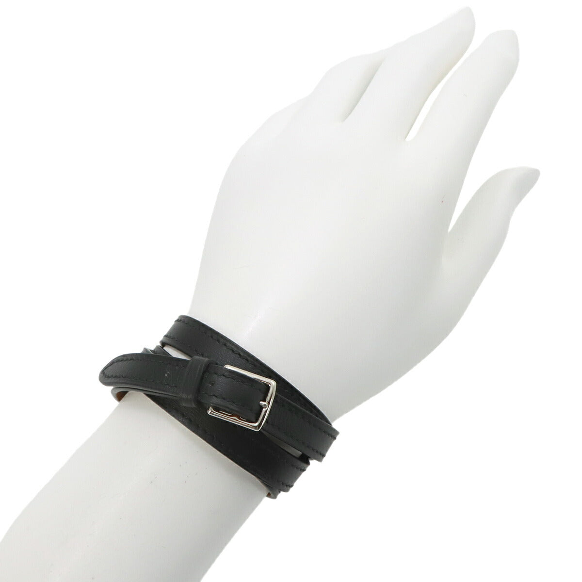 Etriviere Bracelet Leather Black Accessory