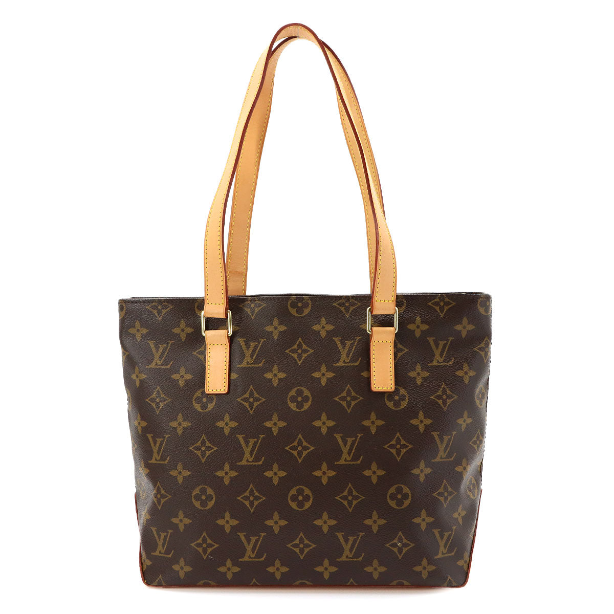 Monogram Cabas Piano Tote Bag Brown M51148 Purse