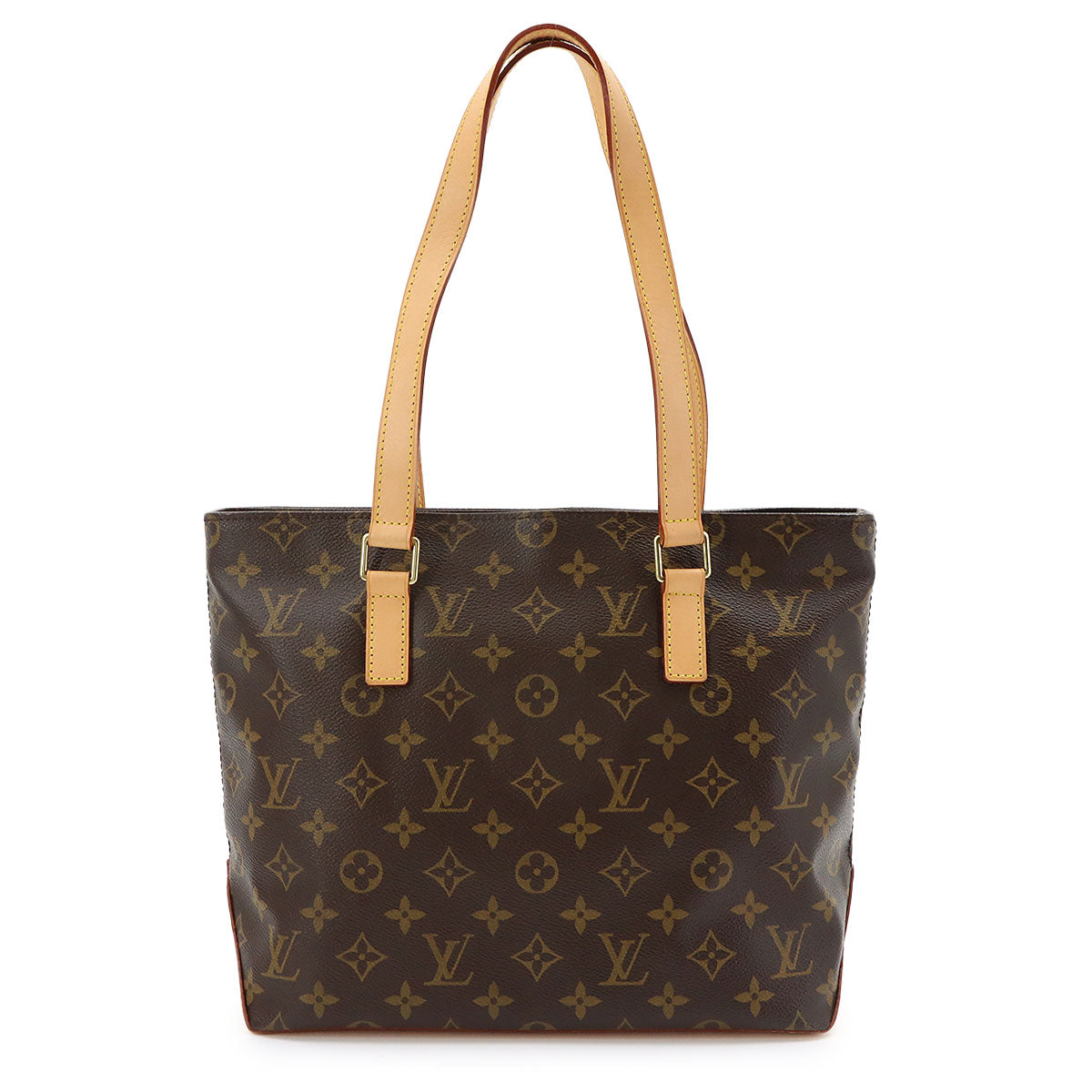 Monogram Cabas Piano Tote Bag Brown M51148 Purse